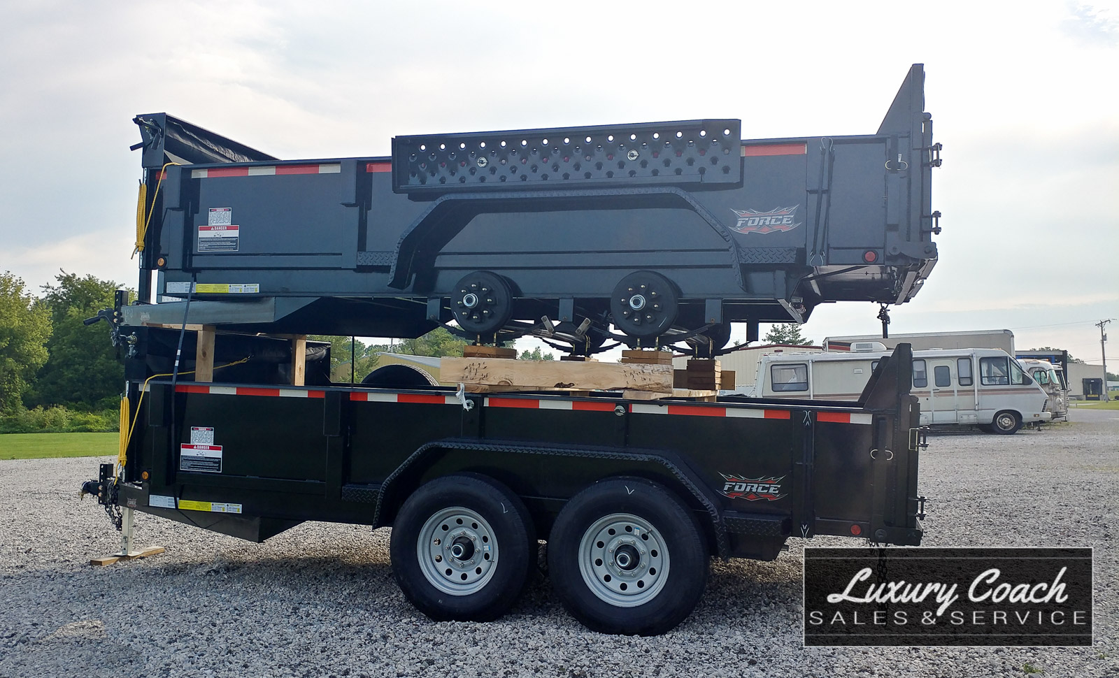 2018 Forest River Hydraulic Dump Trailer HDL6814TA52 Luxury Coach