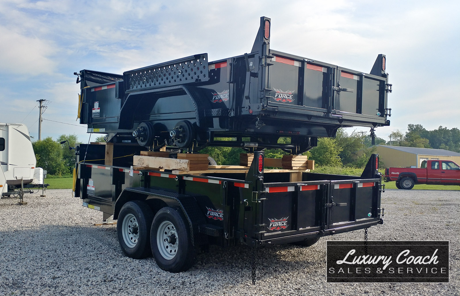 2018 Forest River Hydraulic Dump Trailer HDL6814TA52 Luxury Coach