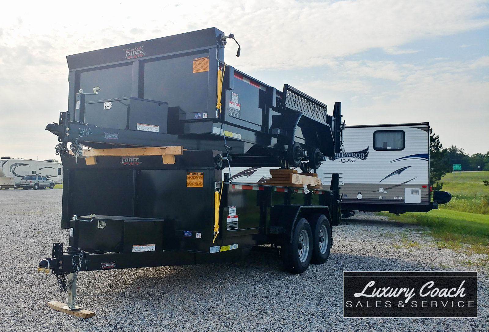 2018 Forest River Hydraulic Dump Trailer HDL6814TA52 Luxury Coach