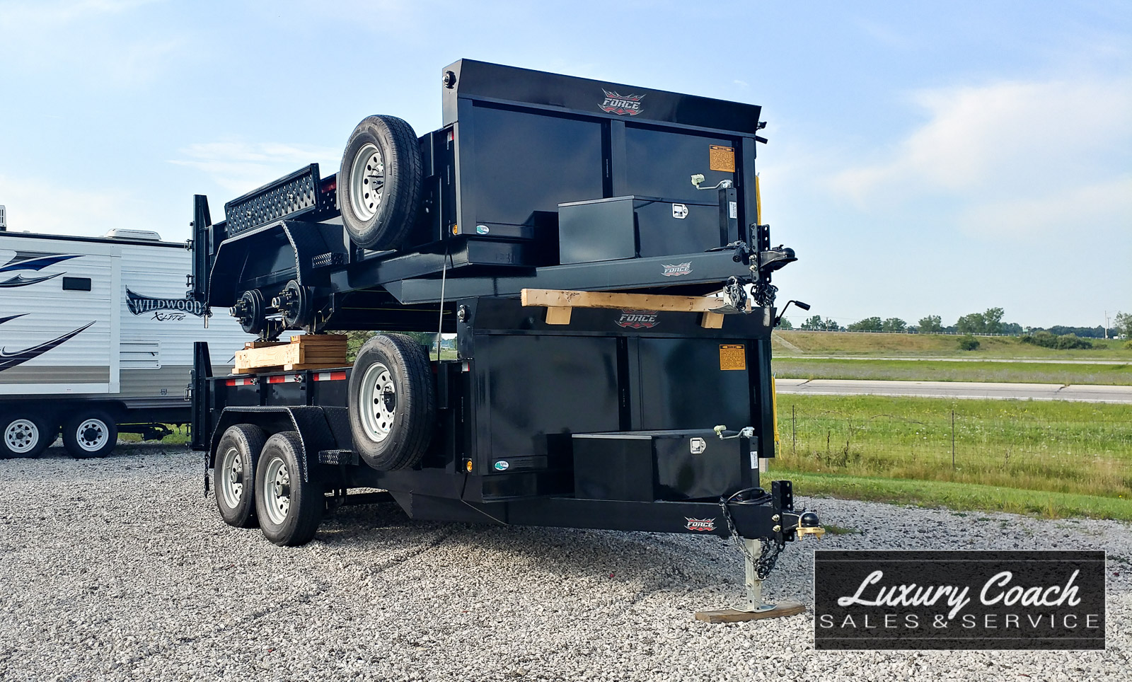 2018 Forest River Hydraulic Dump Trailer HDL6814TA52 Luxury Coach