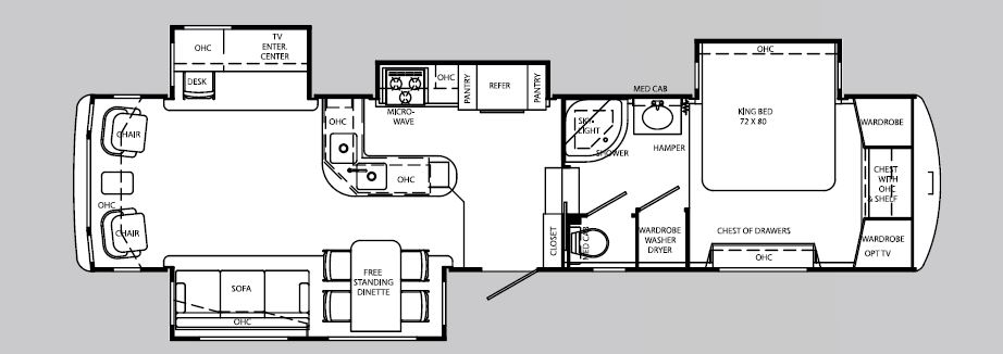 2009 Holiday Rambler Presidential Suite M-37SKQ - $26,500