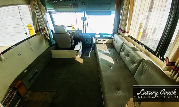 View of the Front Area of 1985 MCI 96-A3 at Luxury Coach