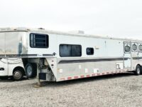 View of the Front Driver Side in a 1999 Sundowner Horse Trailer at Luxury Coach