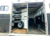 View of the Rear in a 1999 Sundowner Horse Trailer at Luxury Coach